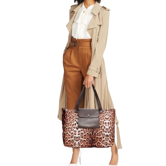 NWT! Cavalli Class by Roberto Cavalli Large Leopard Print Tote - Picture 4 of 4